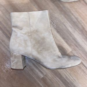 Suede booties